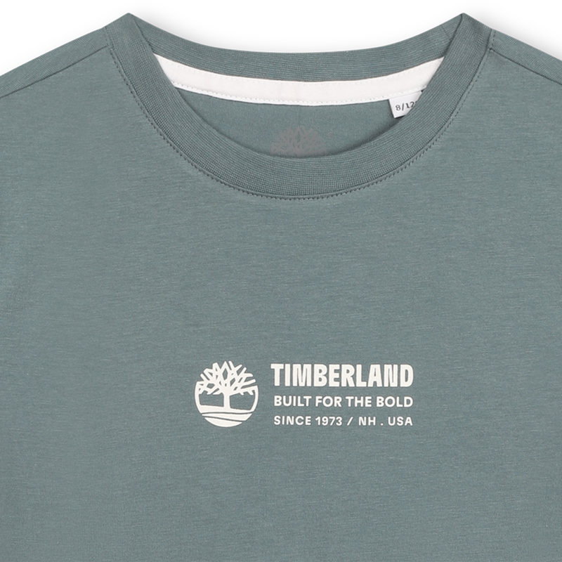 Short-Sleeved Cotton T-Shirt TIMBERLAND 
                    BOY