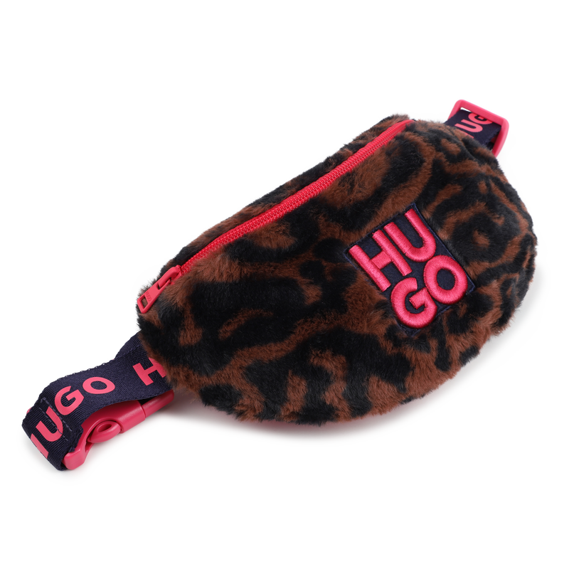 Printed Fleece Belt Bag HUGO 
                    GIRL