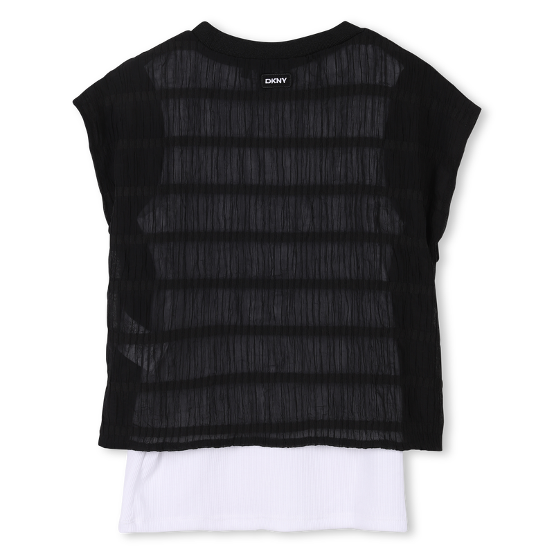 2-in-1 party T-shirt DKNY 
                    GIRL