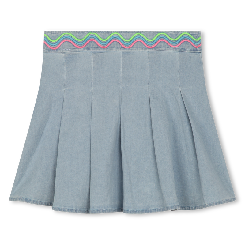 Pleated denim skirt BILLIEBLUSH 
                    GIRL