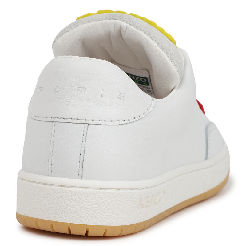 Lace-Up Leather Sneakers KENZO KIDS 
                    UNISEX