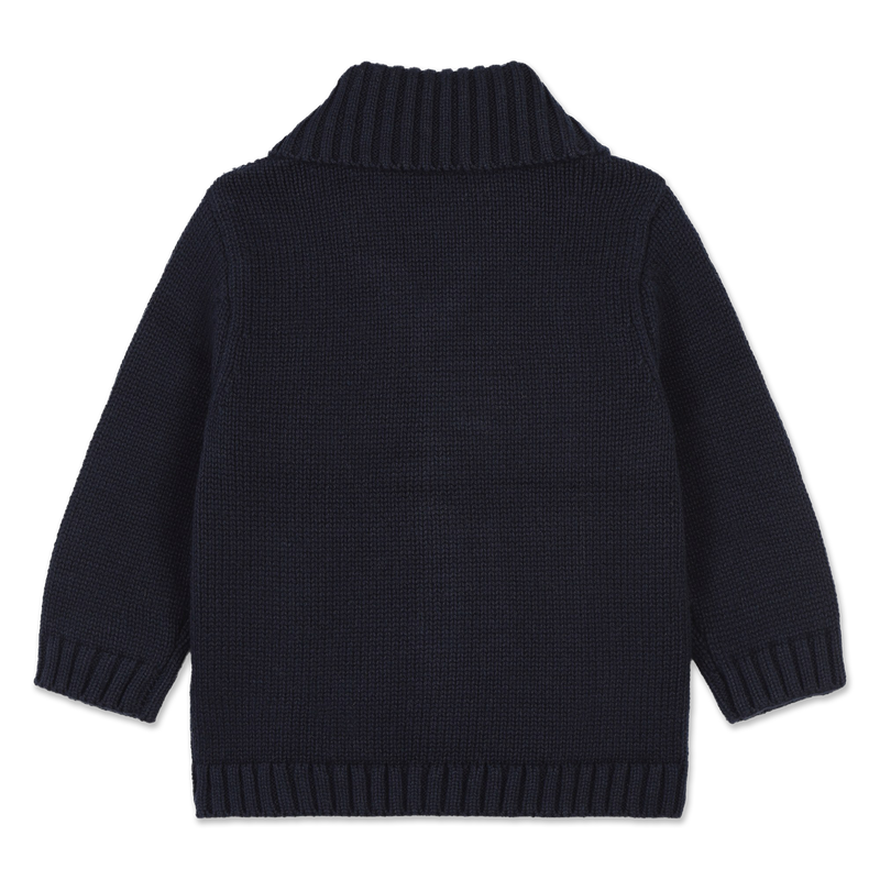 Knit Button-Down Cardigan CARREMENT BEAU 
                    BOY
