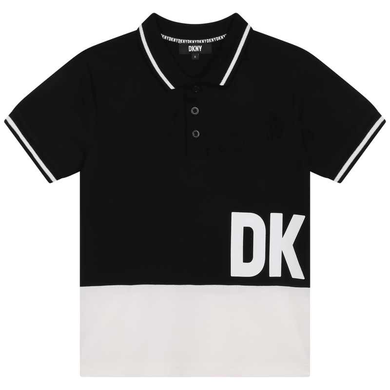 Stripe detail polo DKNY 
                    BOY