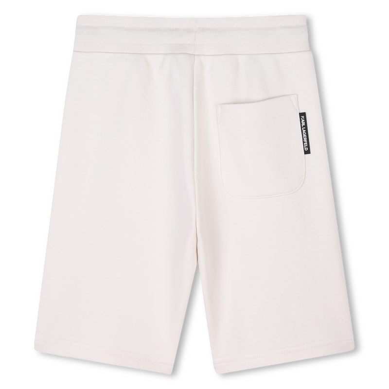 Elasticated cotton Bermudas KARL LAGERFELD KIDS 
                    BOY