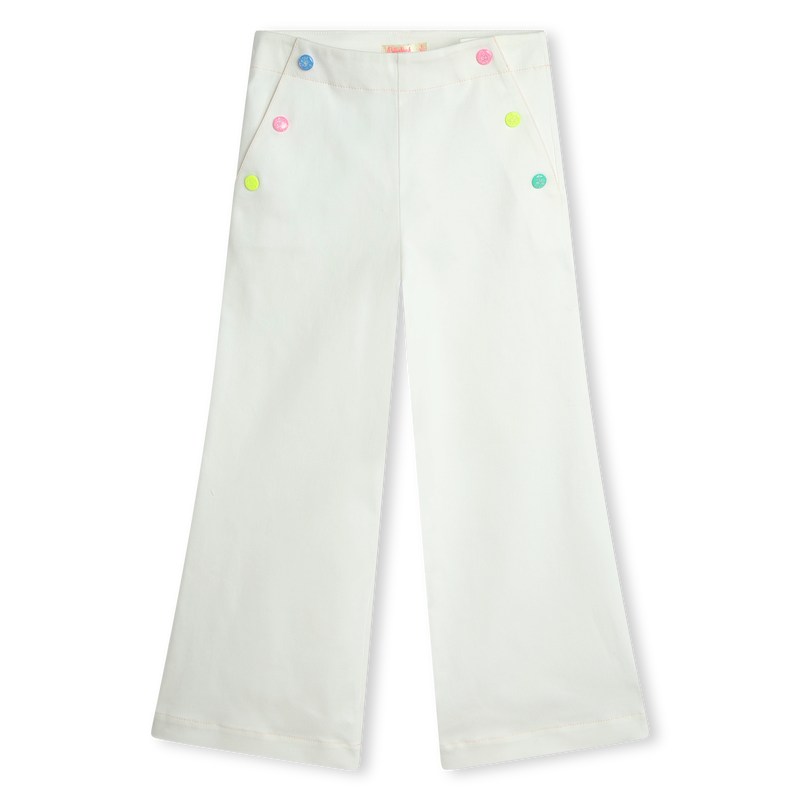 Wide-leg twill pants BILLIEBLUSH 
                    GIRL