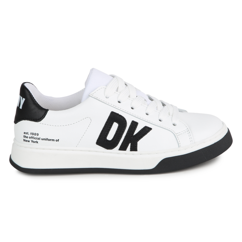 Leather lace-up sneakers DKNY 
                    UNISEX