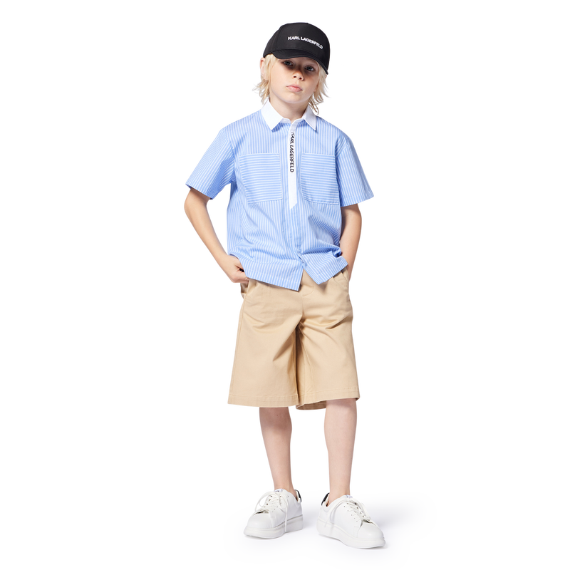 Adjustable embroidered cap KARL LAGERFELD KIDS 
                    BOY