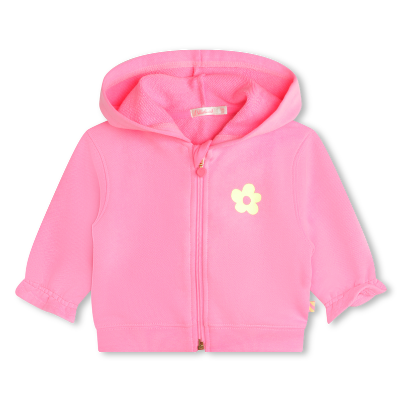 Hooded fleece cardigan BILLIEBLUSH 
                    GIRL