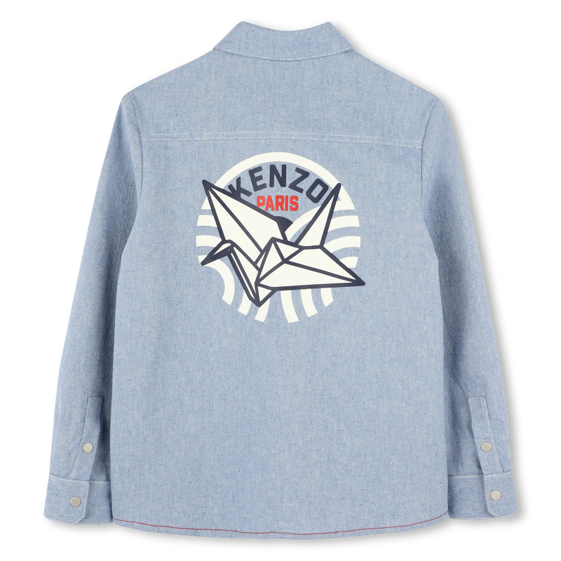 Long-sleeved cotton shirt KENZO KIDS 
                    BOY