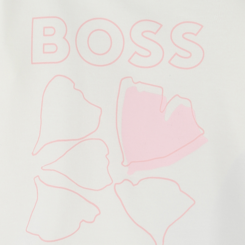 Petal Print T-Shirt BOSS 
                    GIRL