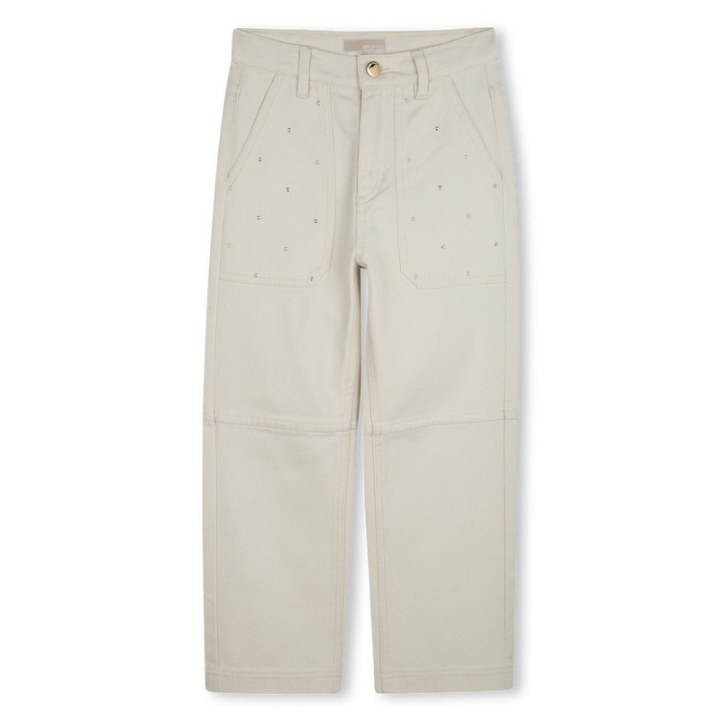 Trousers with adjustable waist MICHAEL KORS 
                    GIRL