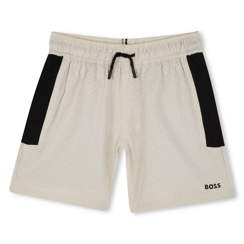 Swimming trunks with trim BOSS 
                    BOY