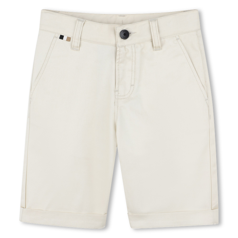 Lined chino Bermuda shorts BOSS 
                    BOY