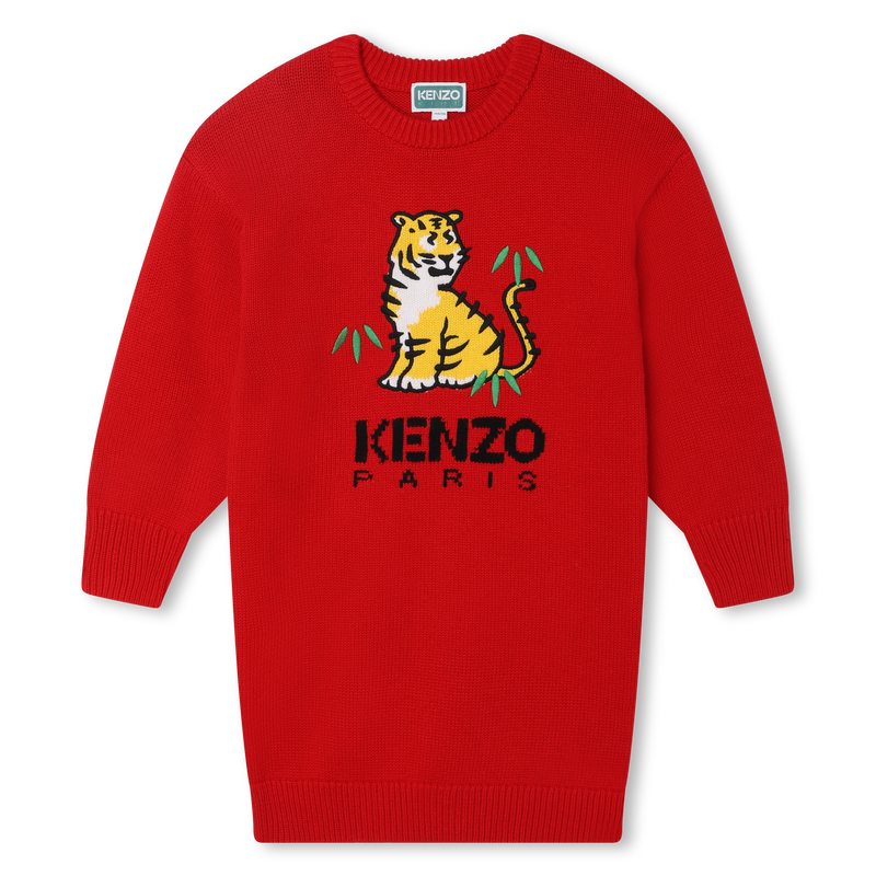 Jaquard kotora dress KENZO KIDS 
                    GIRL