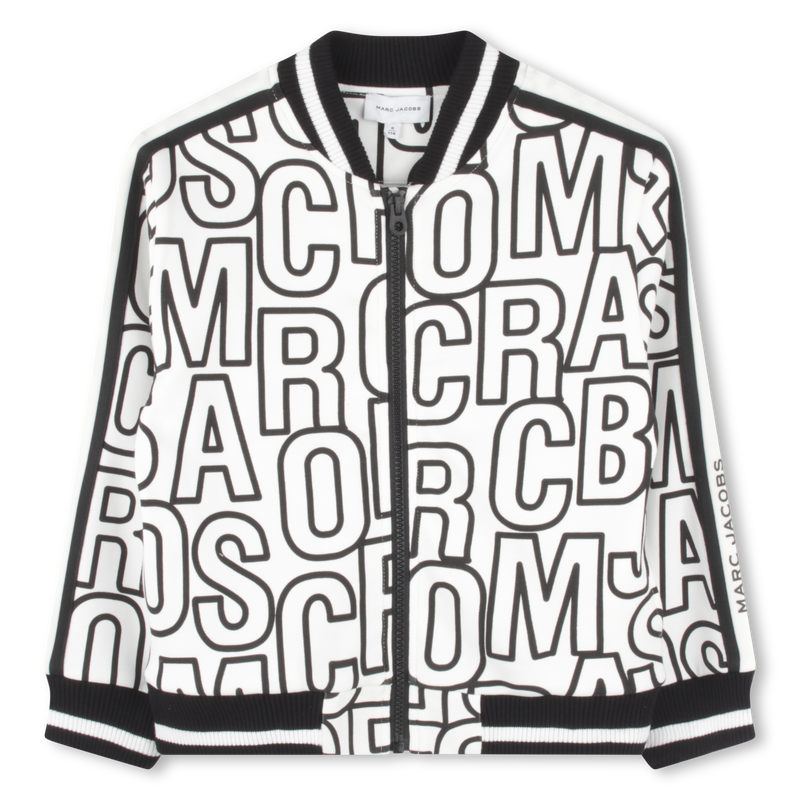 Printed zip-up cardigan THE MARC JACOBS 
                    BOY