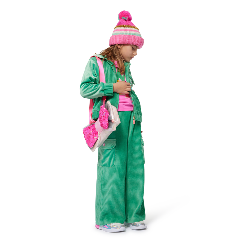 Striped Pom-Pom Hat BILLIEBLUSH 
                    GIRL