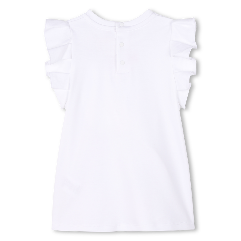 Snap fastener cotton dress GIVENCHY 
                    GIRL