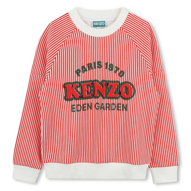 Striped cotton sweatshirt KENZO KIDS 
                    BOY