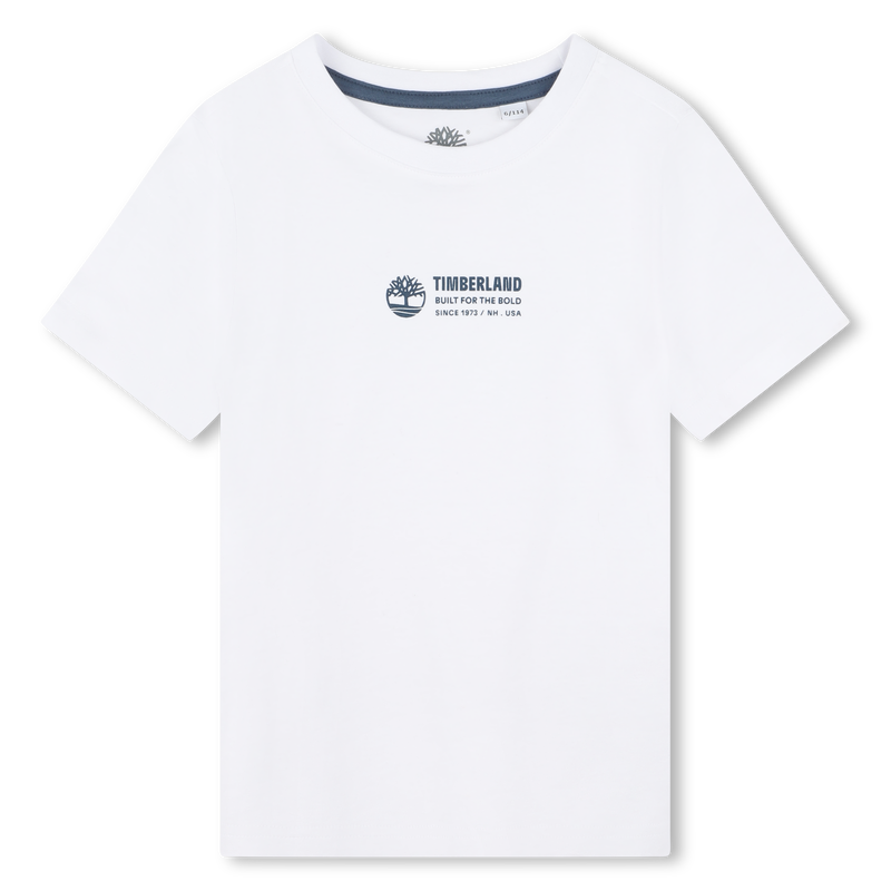 Short-Sleeved Cotton T-Shirt TIMBERLAND 
                    BOY