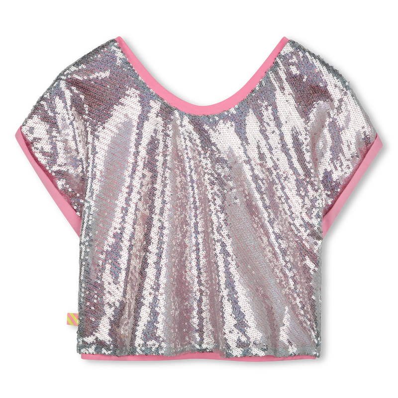Loose-fit sequin T-shirt BILLIEBLUSH 
                    GIRL