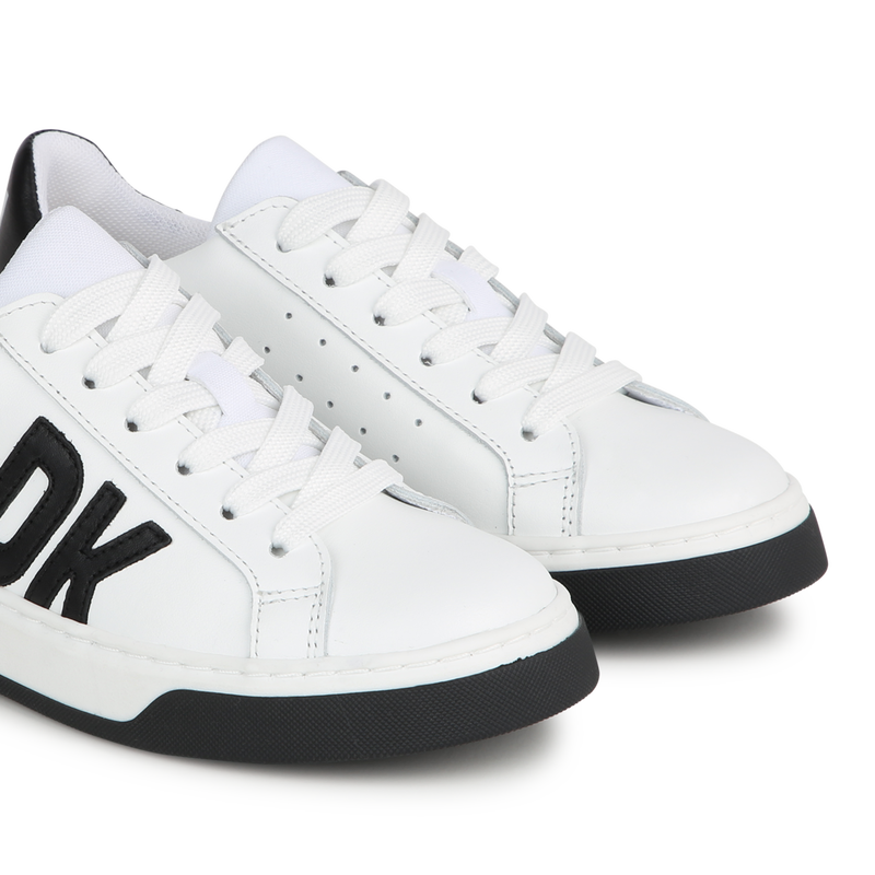 Leather lace-up sneakers DKNY 
                    UNISEX