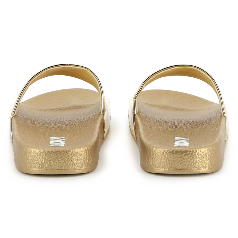 Lightweight metallic slides DKNY 
                    GIRL