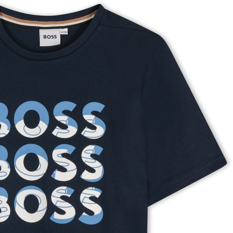 Short-sleeved cotton T-shirt BOSS 
                    BOY