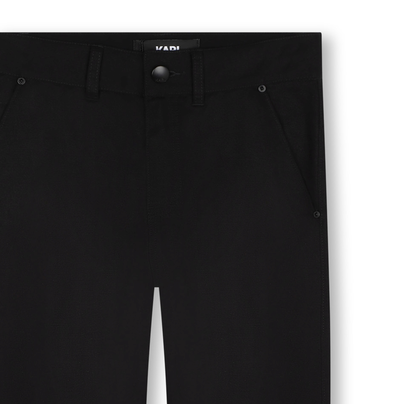 Straight Fluid Trousers KARL LAGERFELD KIDS 
                    GIRL
