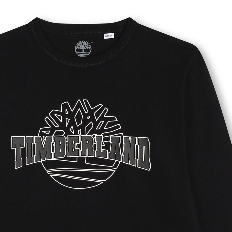 Long-Sleeved Logo T-Shirt TIMBERLAND 
                    BOY