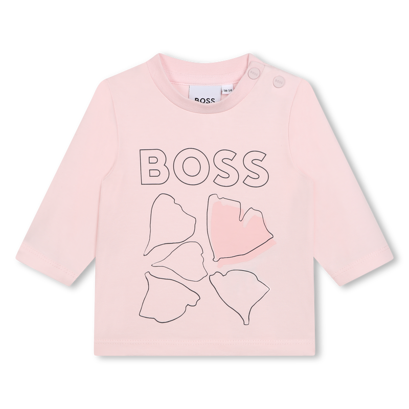 Petal Print T-Shirt BOSS 
                    GIRL