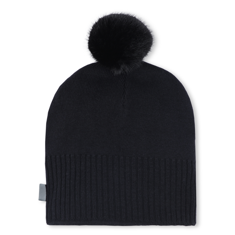 Pom-Pom Hat KARL LAGERFELD KIDS 
                    GIRL