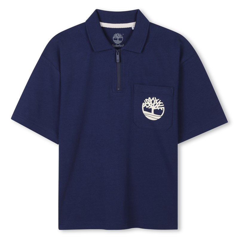 Polo shirt with zip-up collar TIMBERLAND 
                    BOY