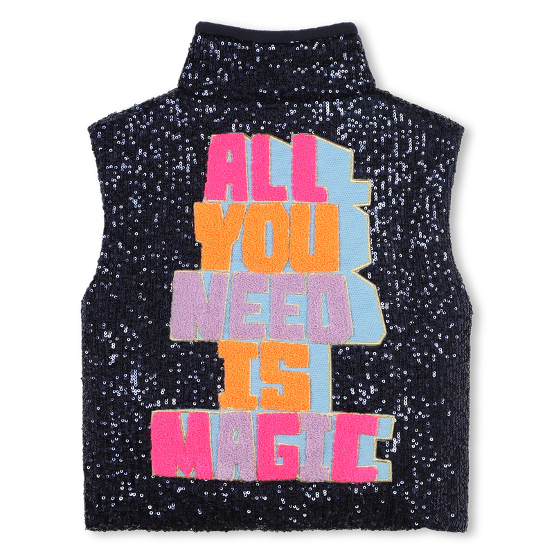 Sleeveless Sequin Puffer BILLIEBLUSH 
                    GIRL