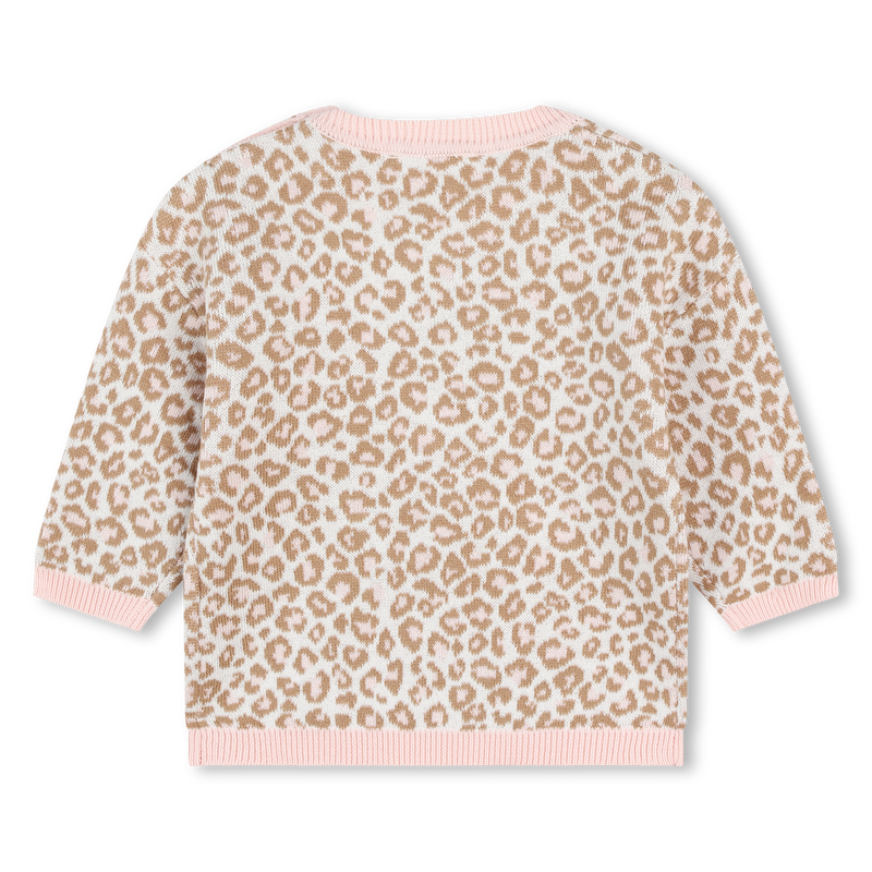 Cotton Sweater & Trousers KENZO KIDS 
                    GIRL
