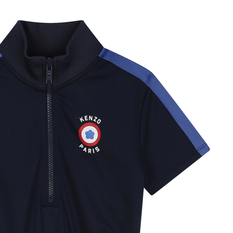 Short-Sleeved Zipped Dress KENZO KIDS 
                    GIRL