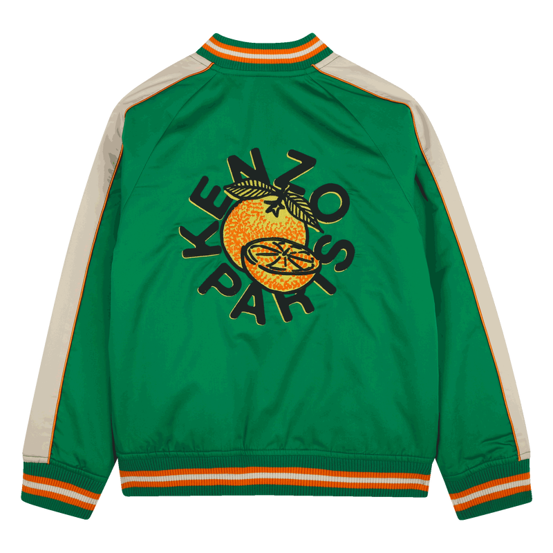 Cotton satin jacket KENZO KIDS 
                    BOY