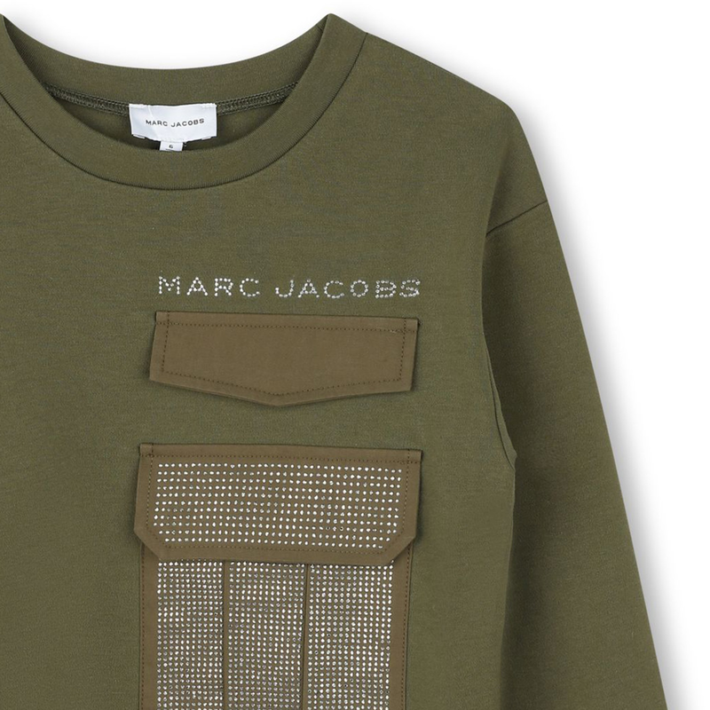 Long-Sleeved Cotton Dress THE MARC JACOBS 
                    GIRL