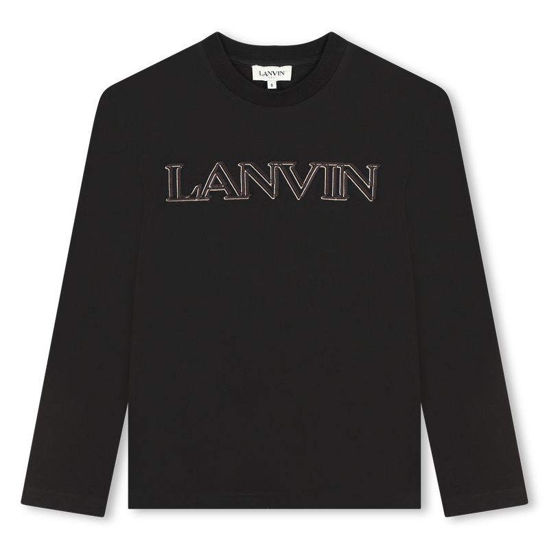 Embroidered Logo T-Shirt LANVIN 
                    BOY
