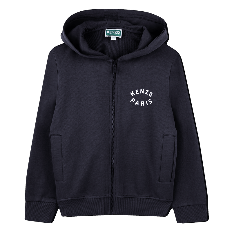Fleece tracksuit cardigan KENZO KIDS 
                    BOY