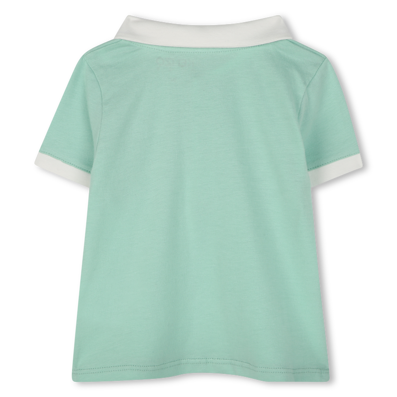 Cotton polo shirt and shorts KENZO KIDS 
                    BOY