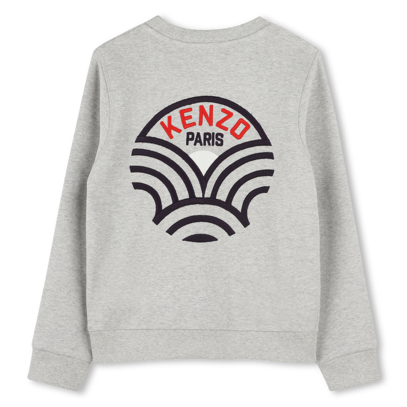 Embroidered cotton sweatshirt KENZO KIDS 
                    BOY