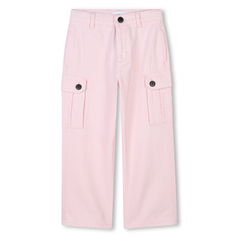 Cotton trousers with pockets THE MARC JACOBS 
                    GIRL