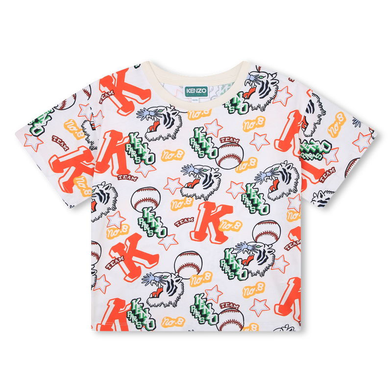 Printed cotton t-shirt KENZO KIDS 
                    BOY