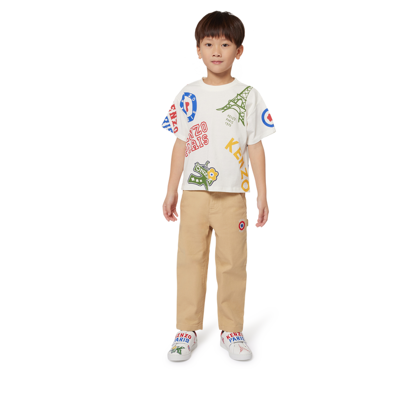 Cotton Twill Pants KENZO KIDS 
                    BOY