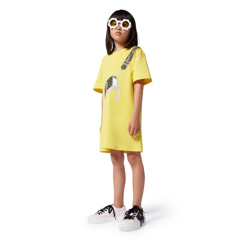 Short straight cotton dress THE MARC JACOBS 
                    GIRL