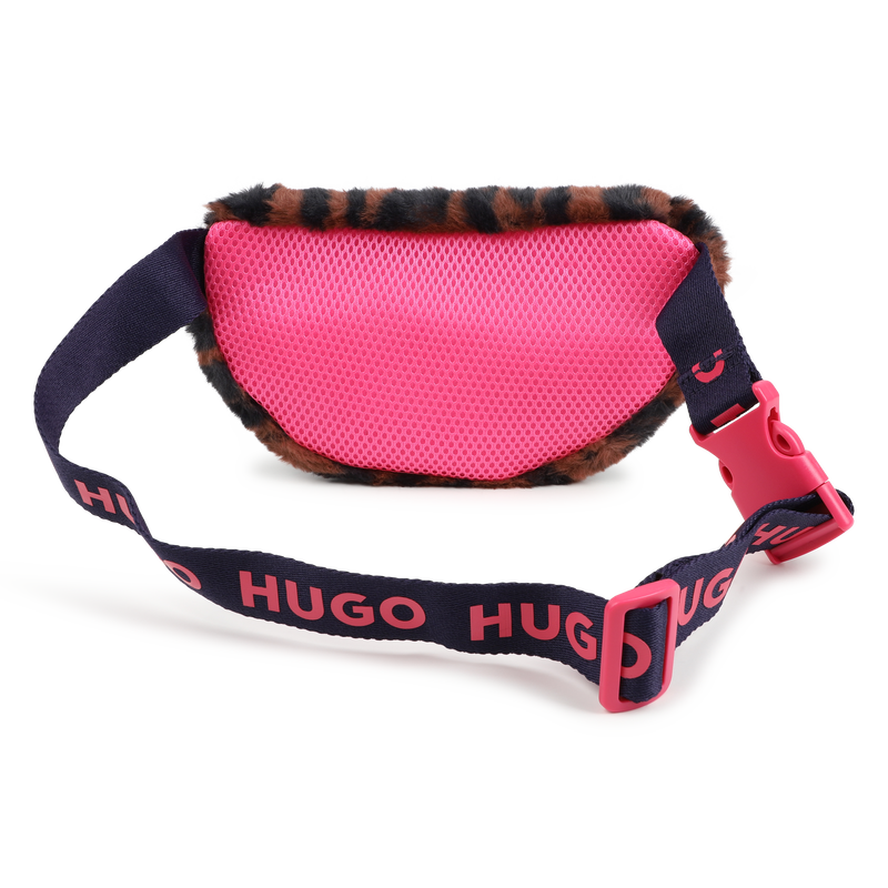 Printed Fleece Belt Bag HUGO 
                    GIRL