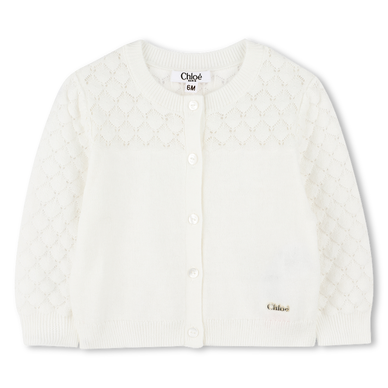 Knitted cotton cardigan CHLOE 
                    GIRL