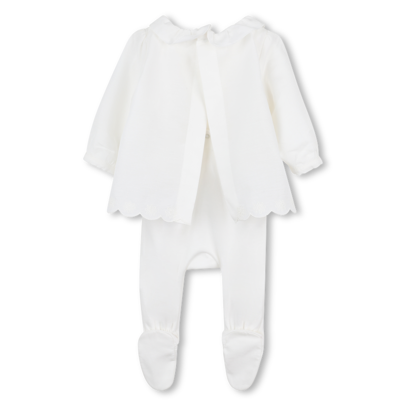 Layered bi-material pajamas CHLOE 
                    GIRL