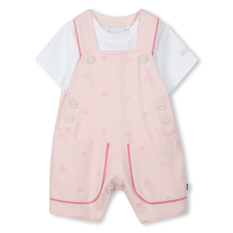 Overalls and T-shirt set BOSS 
                    GIRL