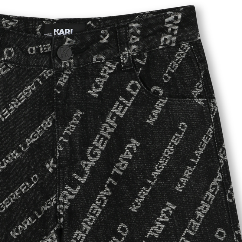 Denim Bermuda shorts KARL LAGERFELD KIDS 
                    BOY